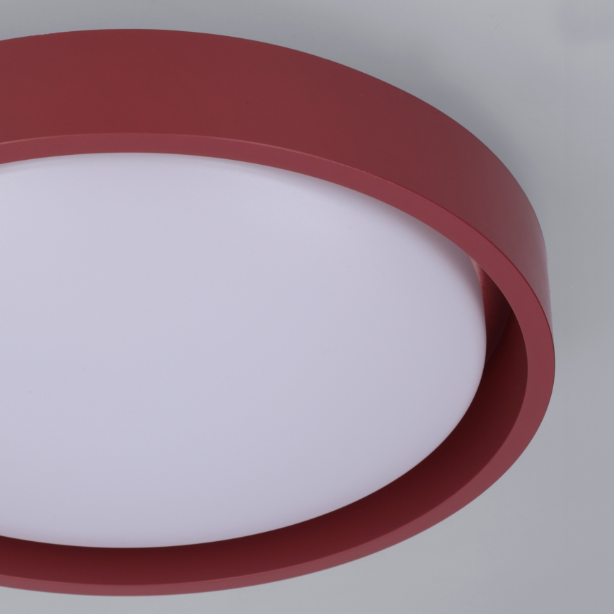 Brilagi - Plafoniera LED MATTEO LED/24W/230V Ø 31 cm rossa