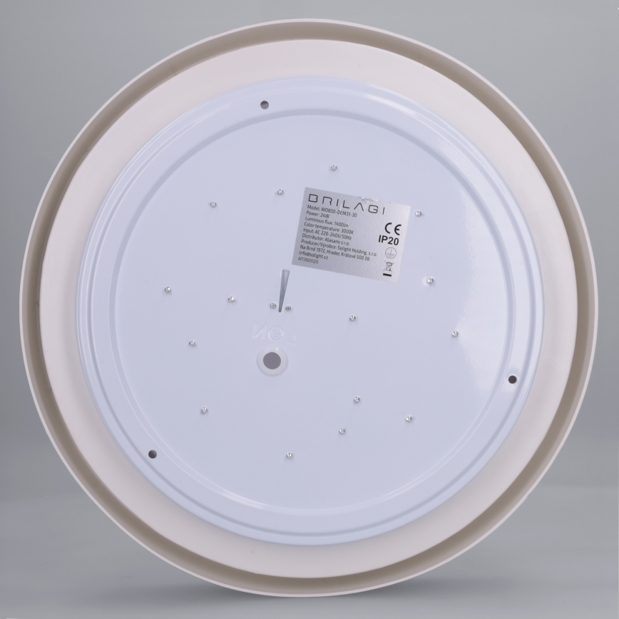 Brilagi - Plafoniera LED MATTEO LED/24W/230V Ø 31 cm rossa