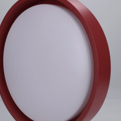 Brilagi - Plafoniera LED MATTEO LED/24W/230V Ø 31 cm rossa