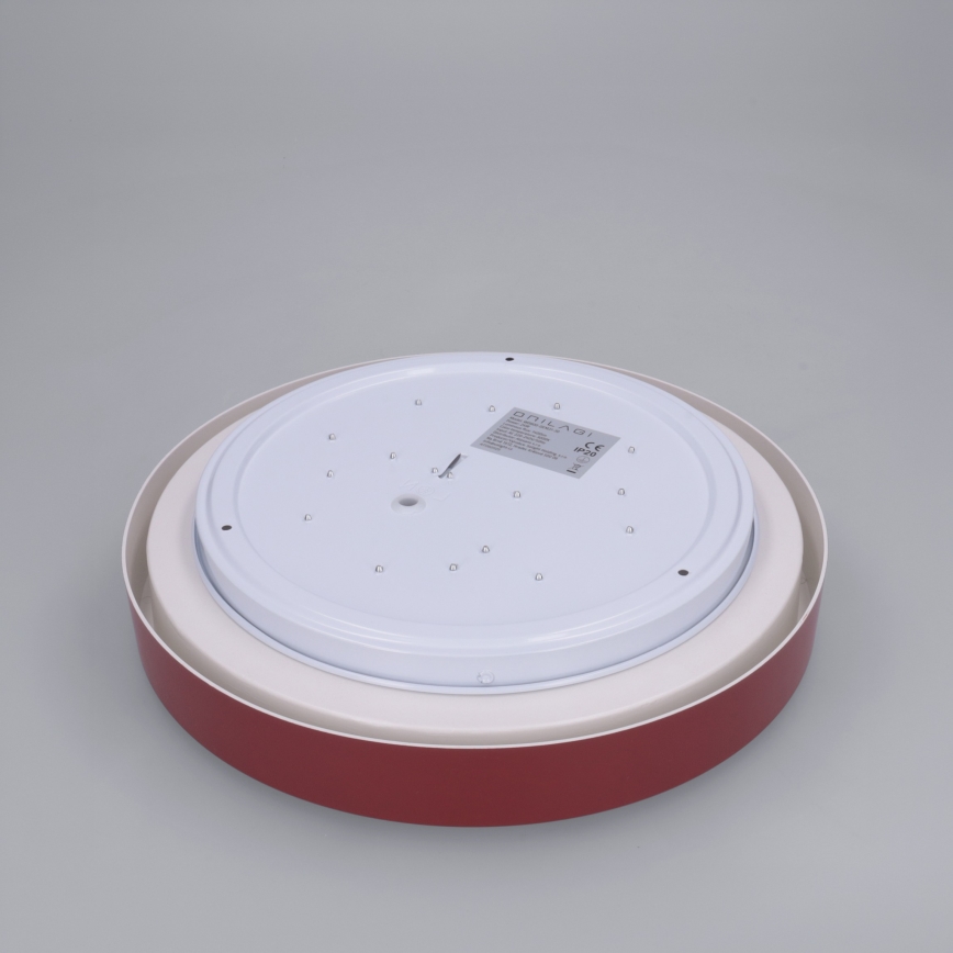 Brilagi - Plafoniera LED MATTEO LED/24W/230V Ø 31 cm rossa