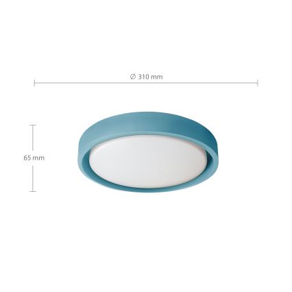 Brilagi - Plafoniera LED MATTEO LED/24W/230V Ø 31 cm turchese