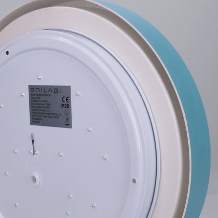Brilagi - Plafoniera LED MATTEO LED/24W/230V Ø 31 cm turchese