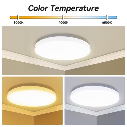 Brilagi - Plafoniera LED MILKY WAY LED/24W/230V 3000/4000/6500K Ø 38 cm