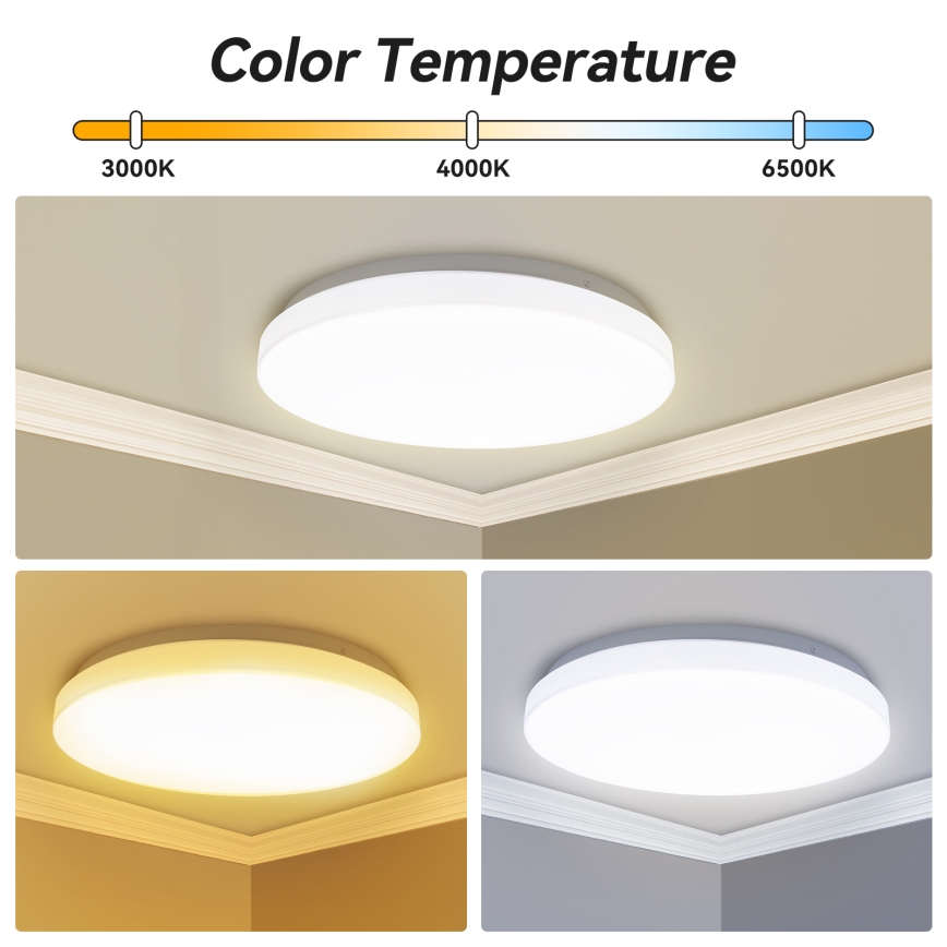 Brilagi - Plafoniera LED MILKY WAY LED/24W/230V 3000/4000/6500K Ø 38 cm