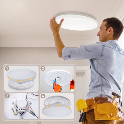 Brilagi - Plafoniera LED MILKY WAY LED/36W/230V 3000K Ø 48 cm