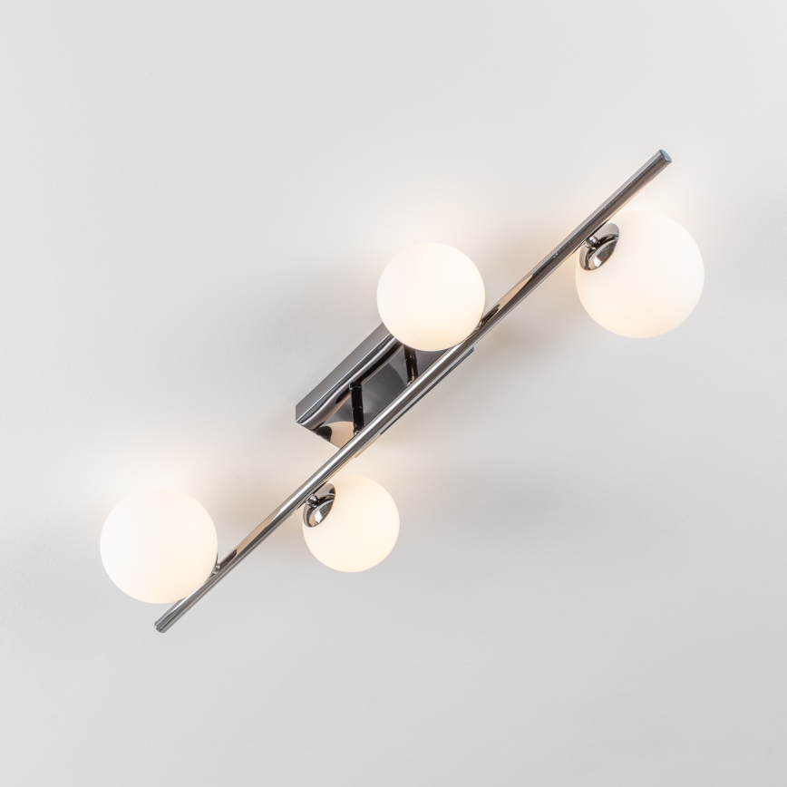 Brilagi - Plafoniera LED MILLA 4xG9/3W/230V nero cromato/bianco