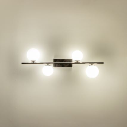 Brilagi - Plafoniera LED MILLA 4xG9/3W/230V nero cromato/bianco