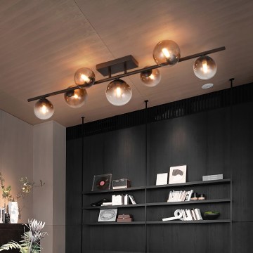 Brilagi - Plafoniera LED MILLA 7xG9/3W/230V marrone/marrone fumé