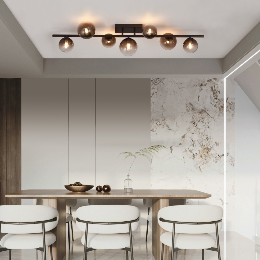 Brilagi - Plafoniera LED MILLA 7xG9/3W/230V marrone/marrone fumé