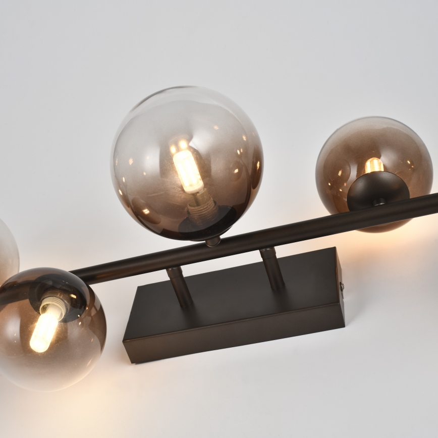 Brilagi - Plafoniera LED MILLA 7xG9/3W/230V marrone/marrone fumé