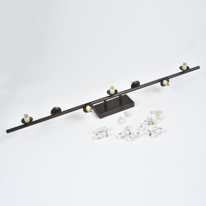 Brilagi - Plafoniera LED MILLA 7xG9/3W/230V marrone/marrone fumé