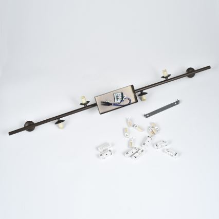 Brilagi - Plafoniera LED MILLA 7xG9/3W/230V marrone/marrone fumé