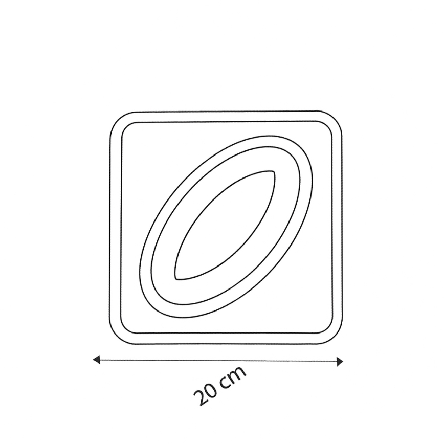 Brilagi - Plafoniera LED MODERN MINI, 32 W, 230 V, 3000/4000/6000 K
