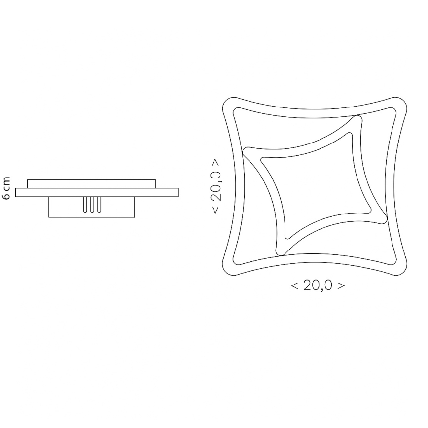 BRILAGI - plafoniera LED MODERN MINI LED/24W/230V 3000/4000/6000K