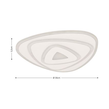 Brilagi - Plafoniera LED dimmerabile MODERN MINI LED/45W/230V 3000-6000K 30x30 cm + telecomando