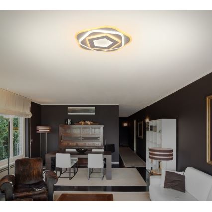 Brilagi - Plafoniera LED dimmerabile MODERN MINI LED/53W/230V 3000-6000K Ø 30 cm + telecomando