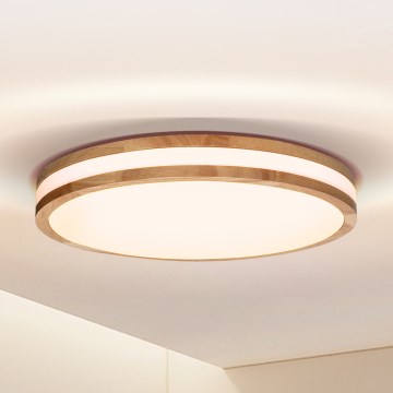 Brilagi - Plafoniera LED MOLINA LED/24W/230V quercia diametro 29 cm