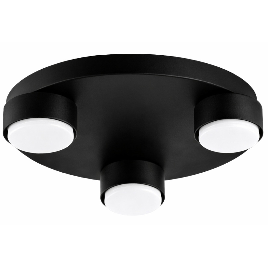Brilagi - Plafoniera LED MONO 3xGX53/30W/230V Ø 30 cm nera
