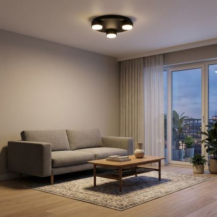 Brilagi - Plafoniera LED MONO 3xGX53/30W/230V Ø 30 cm nera