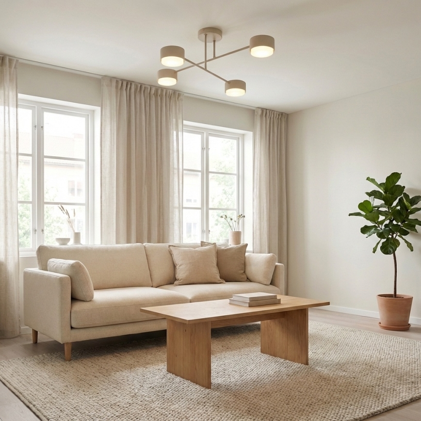 Brilagi - Plafoniera LED MONO 4xGX53/30W/230V beige