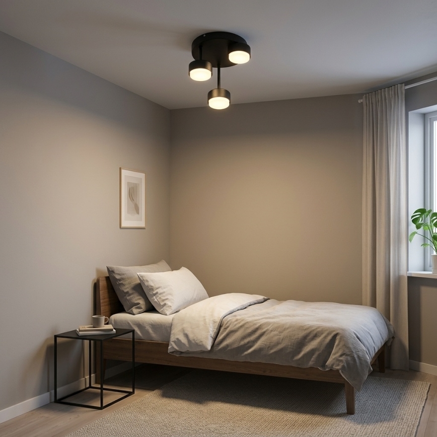 Brilagi - Plafoniera LED MONO da soffitto 3xGX53/30W/230V, nero