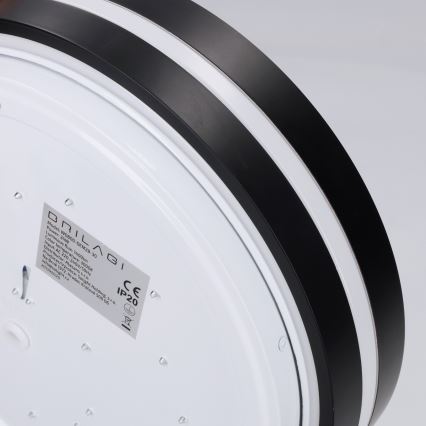 Brilagi - plafoniera LED NAOMI LED/24W/230V Ø 28,5 cm nero