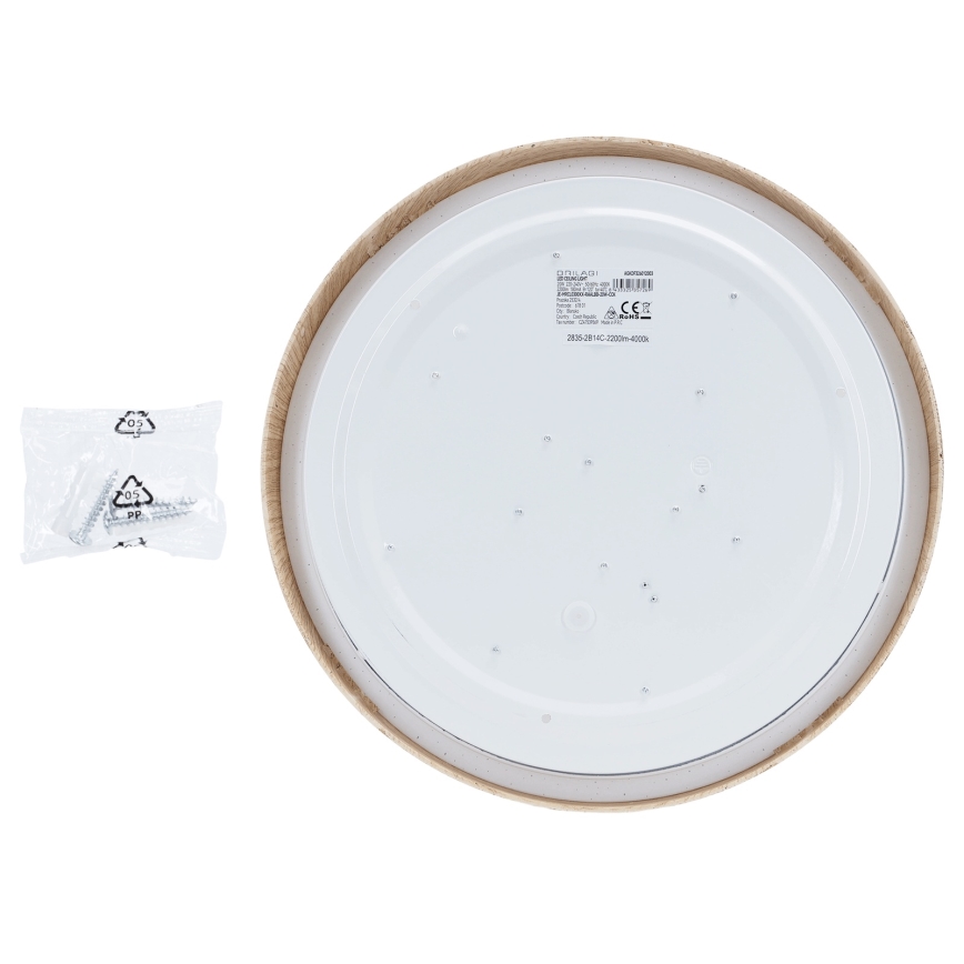 Brilagi - Plafoniera LED NATURA LED/20W/230V 3000K diam. 33,7 cm