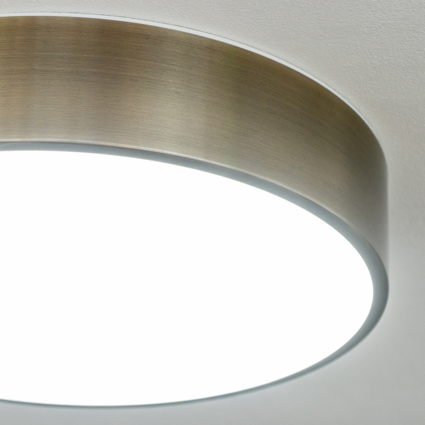Brilagi - Plafoniera da bagno LED POOL 24W/230V 3000/4000/5500K Ø 30 cm IP54 ottone