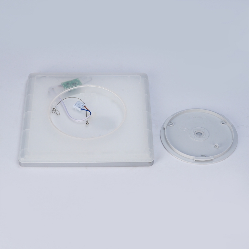 Brilagi - Plafoniera da bagno LED ULTRA SLIM LED/18W/230V 30x30 cm argento IP54