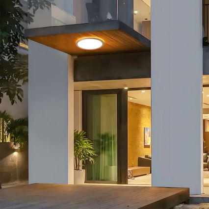 Brilagi - Plafoniera da bagno ULTRA SLIM LED/24W/230V Ø 42 cm oro rosa IP54