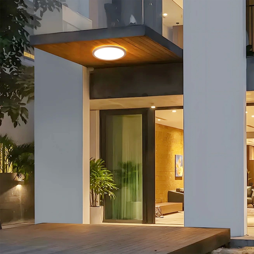 Brilagi - Plafoniera da bagno ULTRA SLIM LED/24W/230V Ø 42 cm oro rosa IP54