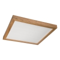 Brilagi - Plafoniera LED per bagno WOODY FRAME LED/40W/230V 60x60 cm IP44 rovere