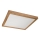 Brilagi - Plafoniera LED per bagno WOODY FRAME LED/40W/230V 60x60 cm IP44 rovere