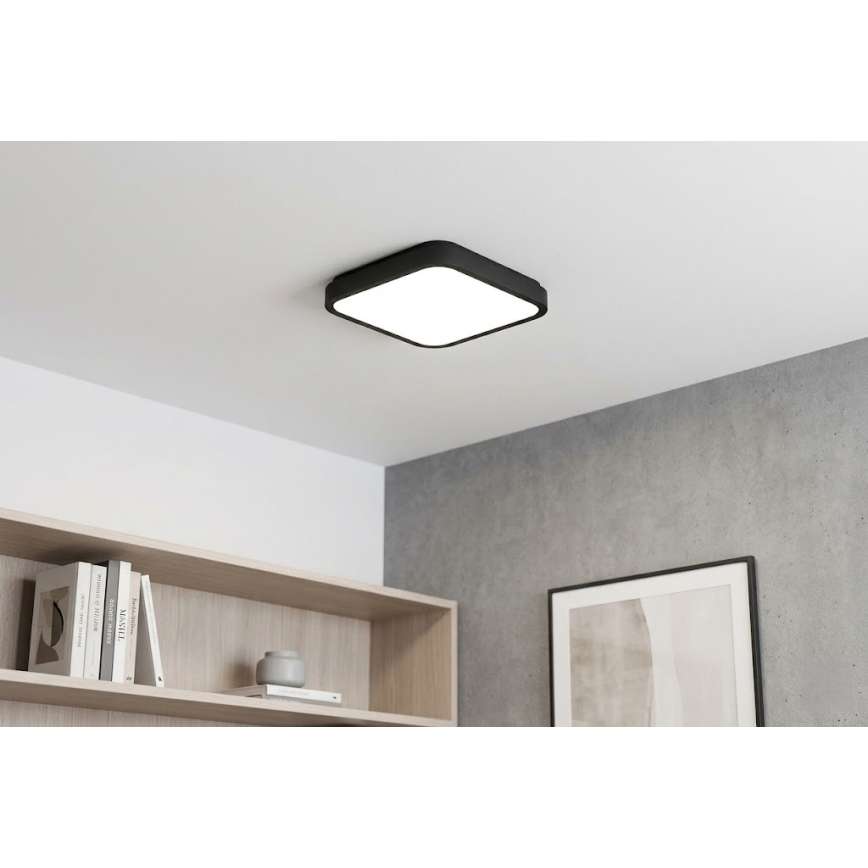 BRILAGI - Plafoniera LED da soffitto per bagno ZENNA LED/36W/230V 41x41 cm IP44 nera