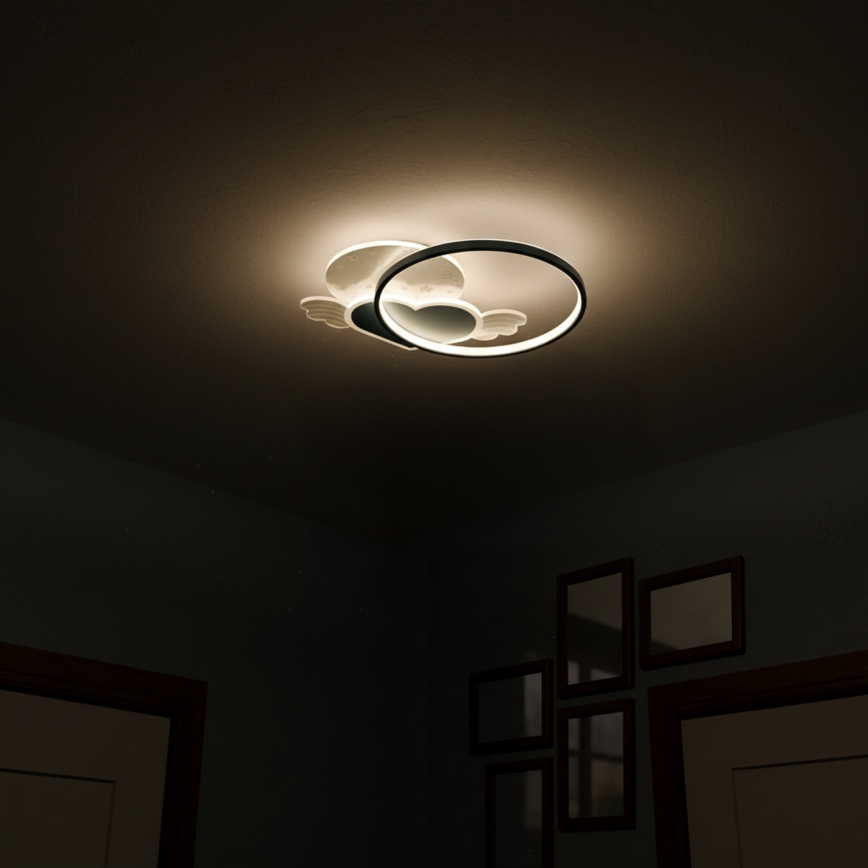 Brilagi - Plafoniera LED per bambini LOVE LED/48W/230V 3000/4500/6000K blu