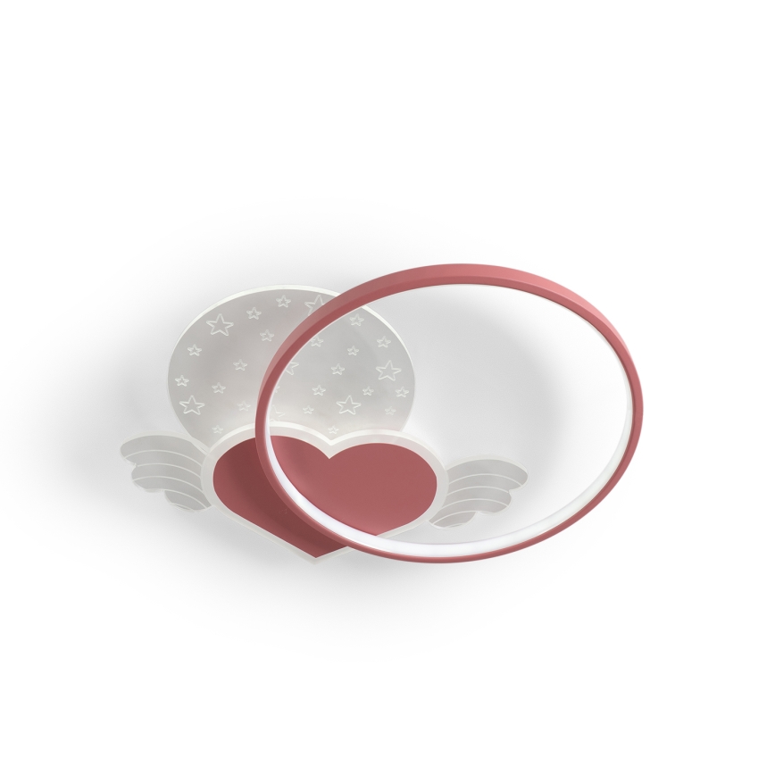 Brilagi - Plafoniera LED per bambini LOVE LED/48W/230V 3000/4500/6000K rosa