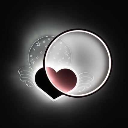 Brilagi - Plafoniera LED per bambini LOVE LED/48W/230V 3000/4500/6000K rosa