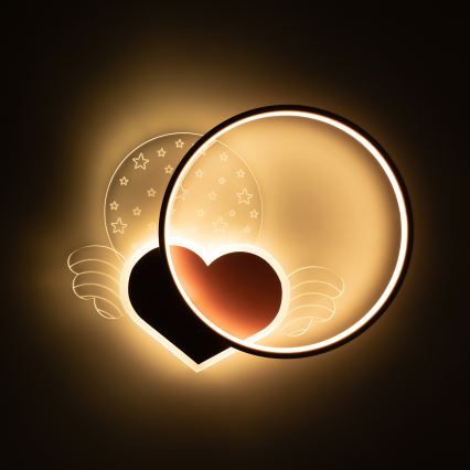 Brilagi - Plafoniera LED per bambini LOVE LED/48W/230V 3000/4500/6000K rosa