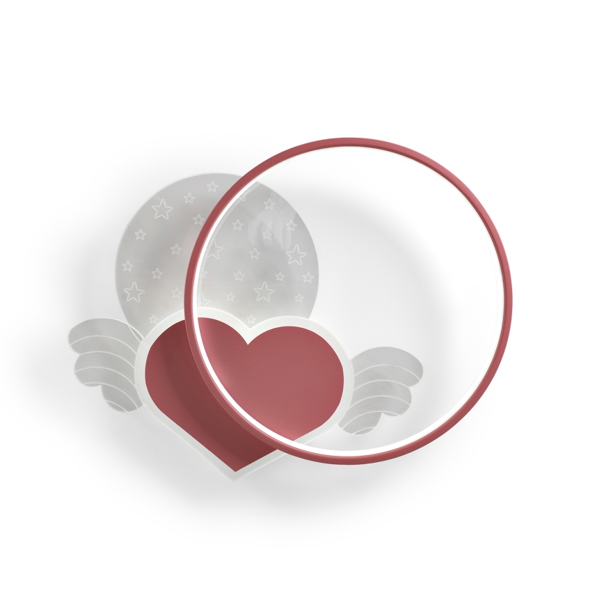 Brilagi - Plafoniera LED per bambini LOVE LED/48W/230V 3000/4500/6000K rosa