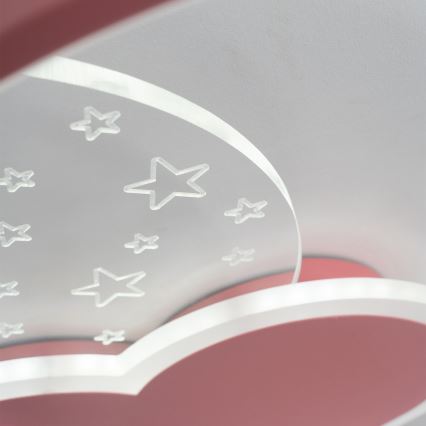 Brilagi - Plafoniera LED per bambini LOVE LED/48W/230V 3000/4500/6000K rosa
