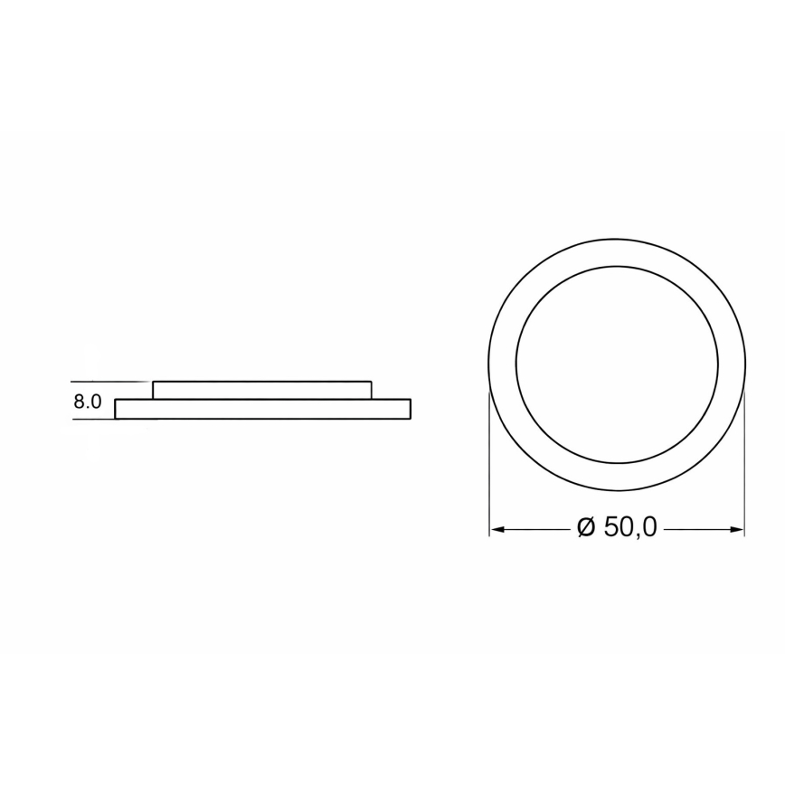 Brilagi - Plafoniera LED per cameretta THUNDER LED/90W/230V 3000/4500/6000K Ø 50 cm