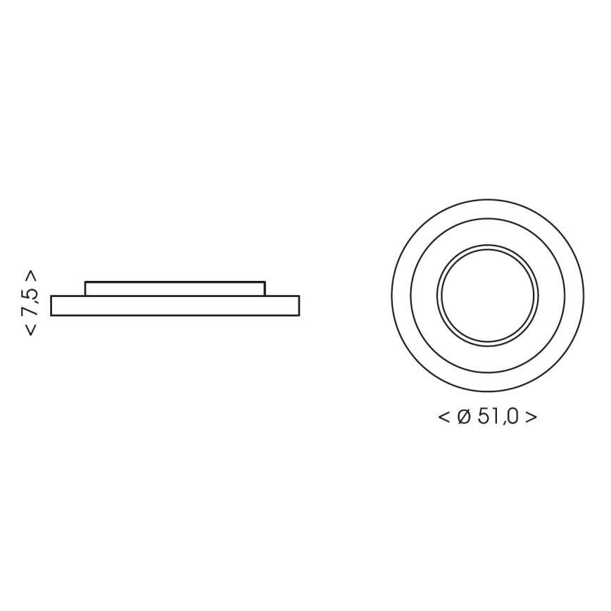 BRILAGI - Lampada da soffitto LED per bambini ASTRO LED/80W/230V 3000/4500/6000K Ø 51 cm