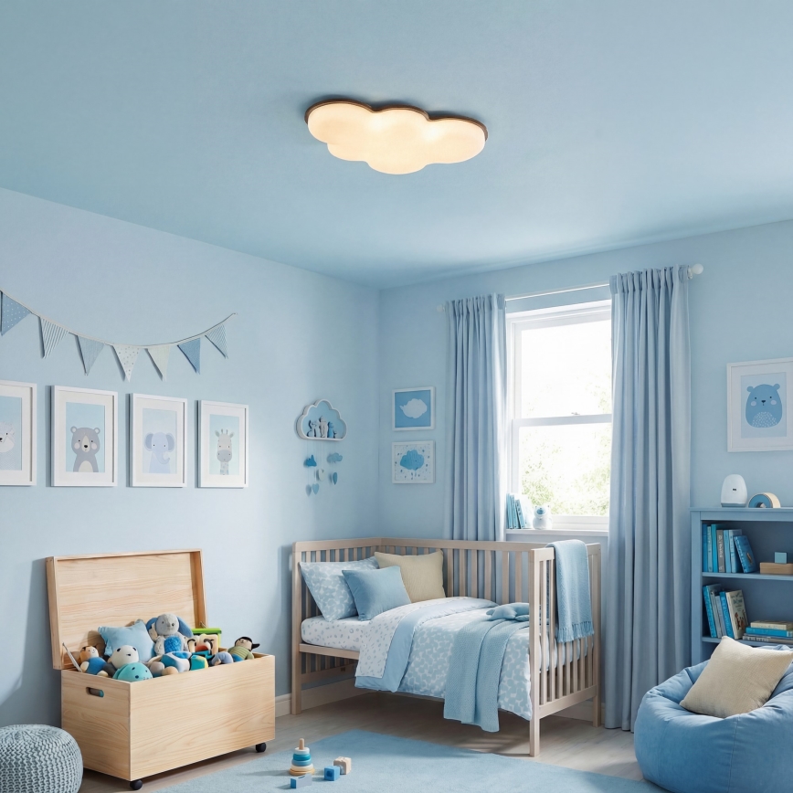 Brilagi - Plafoniera LED per cameretta CLOUD LED/54W/230V bianca