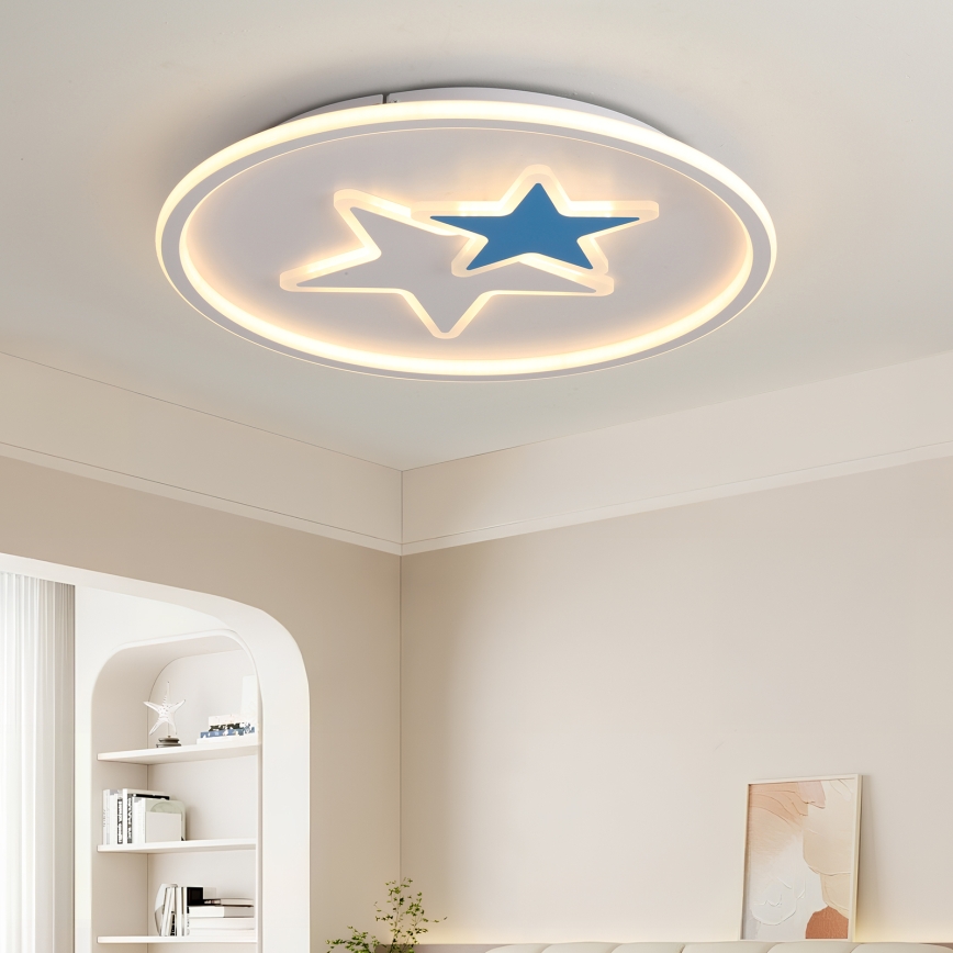 Brilagi - Plafoniera LED per cameretta STARS LED/35W/230V Ø 53 cm