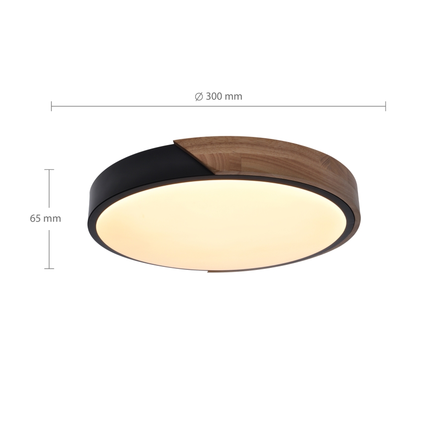 Brilagi - Plafoniera LED PILANA LED/24W/230V quercia diametro 30 cm