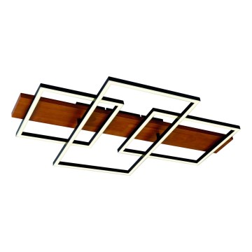 Brilagi - Plafoniera LED PLANK, 35W/230V, 4000K, 55x90 cm, in legno