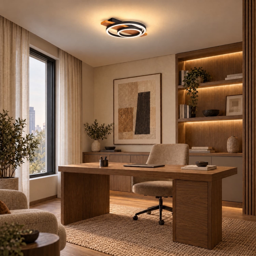 BRILAGI - Plafoniera LED PLANK LED/28W/230V 4000K 30x40 cm legno
