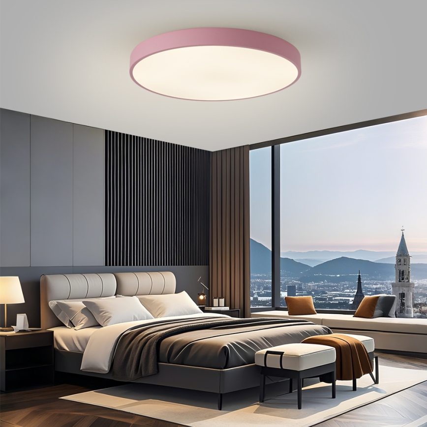Brilagi - Plafoniera POOL LED/100W/230V 3000/4000/6000K Ø 80 cm rosa