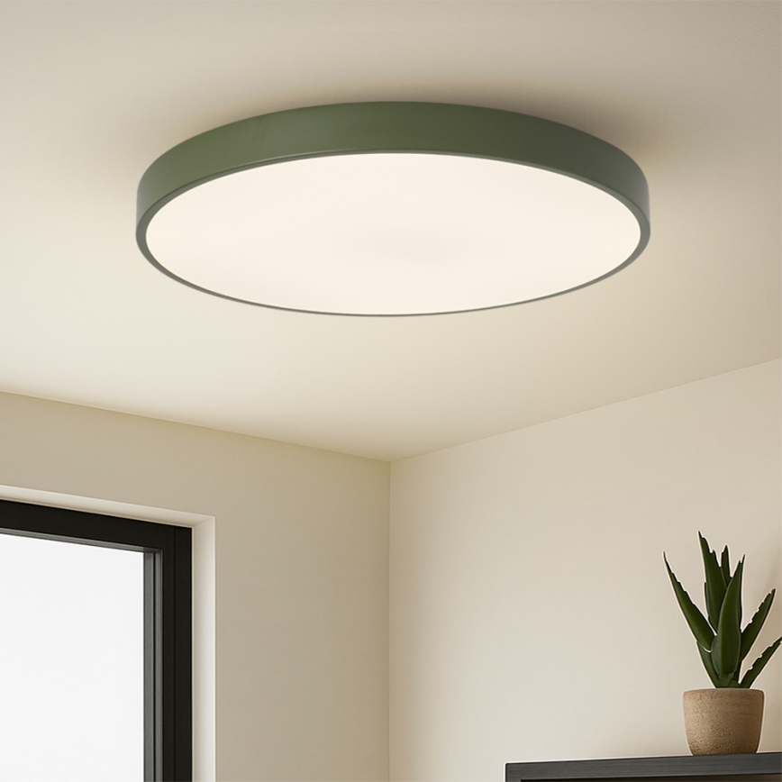 Brilagi - Plafoniera LED POOL LED/100W/230V 3000/4000/6000K Ø 80 cm verde