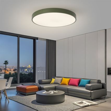 Brilagi - Plafoniera LED POOL LED/100W/230V 3000/4000/6000K Ø 80 cm verde